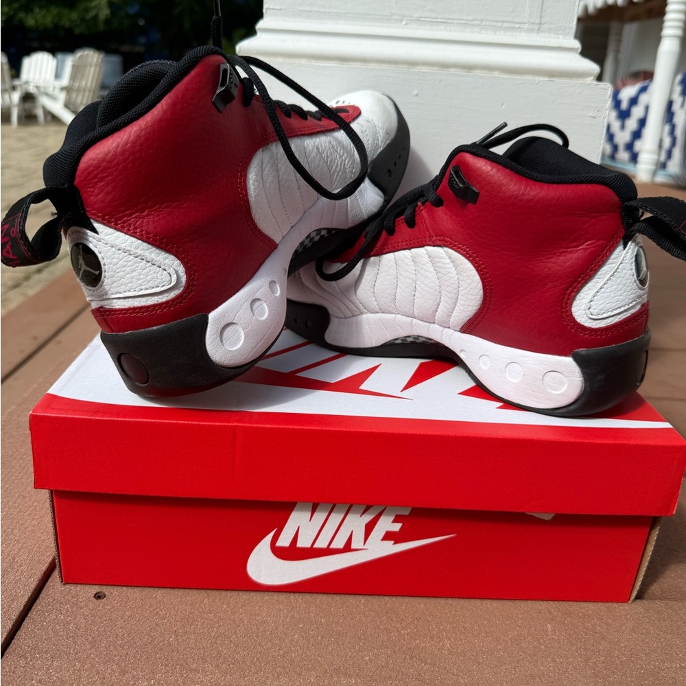 Nike Red, White & Black Air Jordan Sneakers